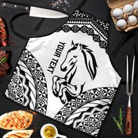 Nadroga Fiji 2026 Rugby Custom Apron Stallion Fijian Tapa Pattern LT14 White - Polynesian Pride