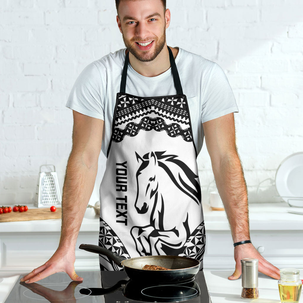 Nadroga Fiji 2026 Rugby Custom Apron Stallion Fijian Tapa Pattern LT14 - Polynesian Pride