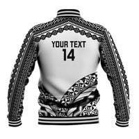 Nadroga Fiji 2026 Rugby Custom Baseball Jacket Stallion Fijian Tapa Pattern LT14 - Polynesian Pride
