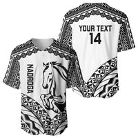 Nadroga Fiji 2026 Rugby Custom Baseball Jersey Stallion Fijian Tapa Pattern LT14 - Polynesian Pride