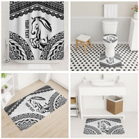 Nadroga Fiji 2026 Rugby Custom Bathroom Set Stallion Fijian Tapa Pattern LT14 - Polynesian Pride