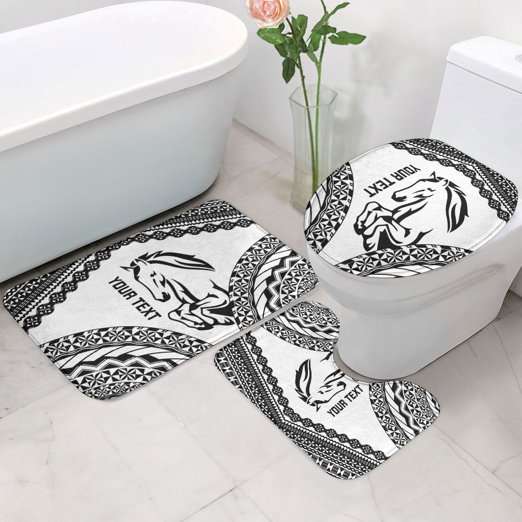 Nadroga Fiji 2026 Rugby Custom Bathroom Set Stallion Fijian Tapa Pattern LT14 - Polynesian Pride