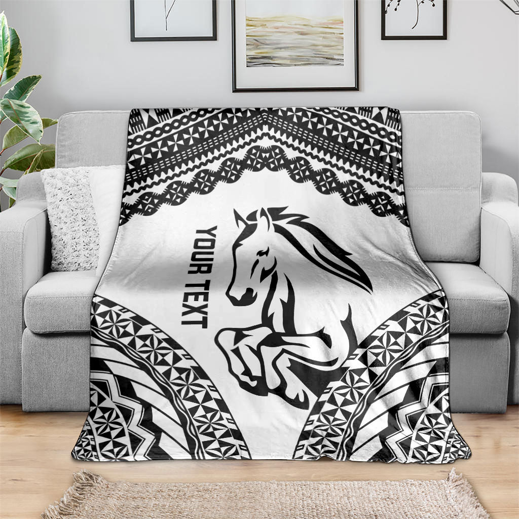 Nadroga Fiji 2026 Rugby Custom Blanket Stallion Fijian Tapa Pattern LT14 - Polynesian Pride
