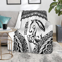Nadroga Fiji 2026 Rugby Custom Blanket Stallion Fijian Tapa Pattern LT14 - Polynesian Pride