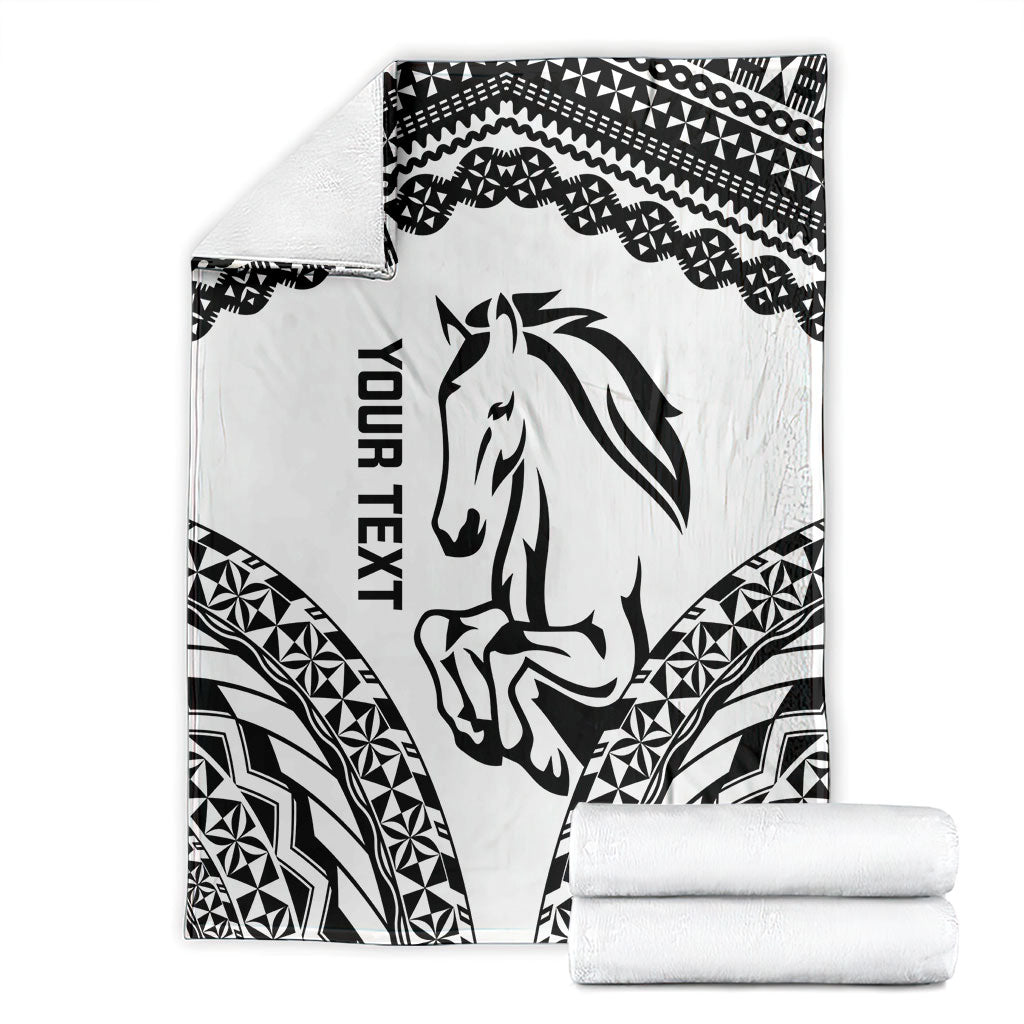 Nadroga Fiji 2026 Rugby Custom Blanket Stallion Fijian Tapa Pattern LT14 - Polynesian Pride