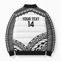 Nadroga Fiji 2026 Rugby Custom Bomber Puffer Jacket Stallion Fijian Tapa Pattern LT14 - Polynesian Pride