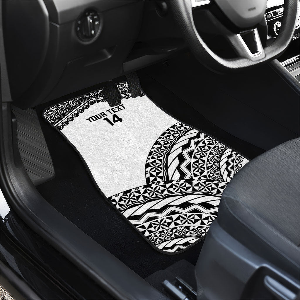 Nadroga Fiji 2026 Rugby Custom Car Mats Stallion Fijian Tapa Pattern LT14 - Polynesian Pride