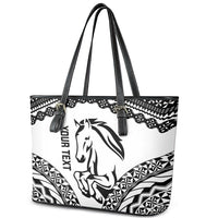 Nadroga Fiji 2026 Rugby Custom Leather Tote Bag Stallion Fijian Tapa Pattern LT14 - Polynesian Pride