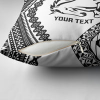 Nadroga Fiji 2026 Rugby Custom Pillow Cover Stallion Fijian Tapa Pattern LT14 - Polynesian Pride
