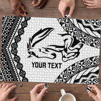 Nadroga Fiji 2026 Rugby Custom Puzzle Stallion Fijian Tapa Pattern LT14 - Polynesian Pride