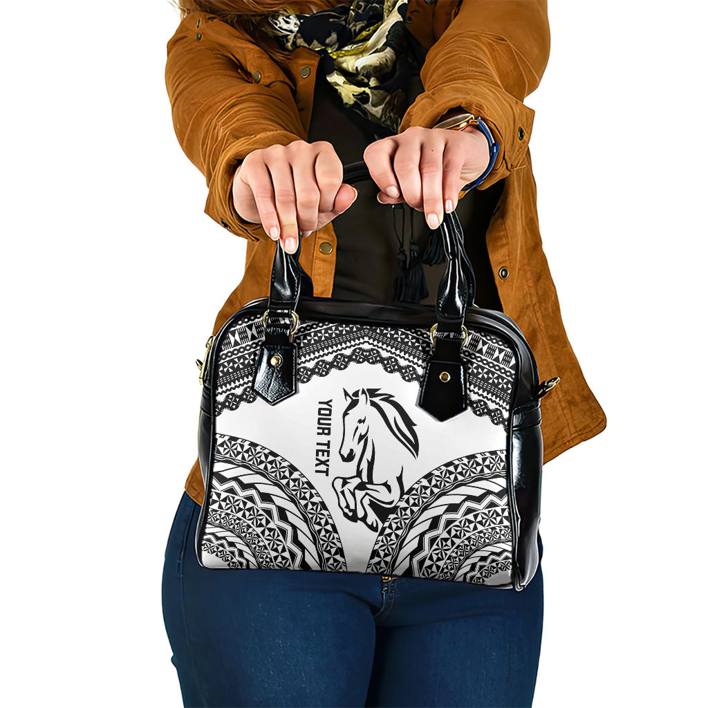 Nadroga Fiji 2026 Rugby Custom Shoulder Handbag Stallion Fijian Tapa Pattern LT14 One Size White - Polynesian Pride