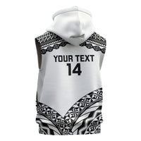 Nadroga Fiji 2026 Rugby Custom Sleeveless Zip Hoodie Stallion Fijian Tapa Pattern LT14 - Polynesian Pride