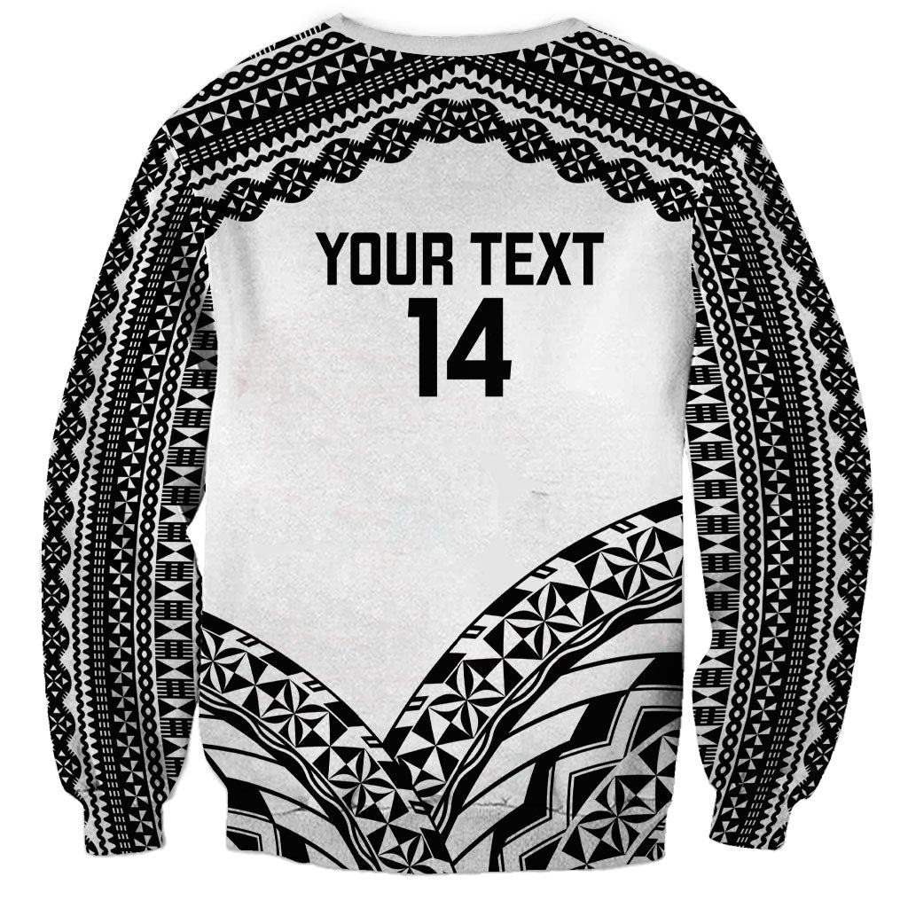 Nadroga Fiji 2026 Rugby Custom Sweatshirt Stallion Fijian Tapa Pattern LT14 - Polynesian Pride