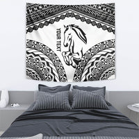 Nadroga Fiji 2026 Rugby Custom Tapestry Stallion Fijian Tapa Pattern LT14 - Polynesian Pride