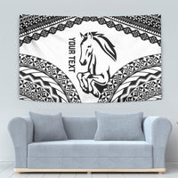 Nadroga Fiji 2026 Rugby Custom Tapestry Stallion Fijian Tapa Pattern LT14 - Polynesian Pride