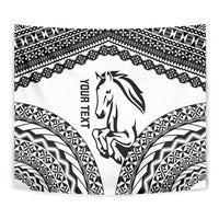 Nadroga Fiji 2026 Rugby Custom Tapestry Stallion Fijian Tapa Pattern LT14 - Polynesian Pride