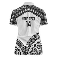 Nadroga Fiji 2026 Rugby Custom Women Polo Shirt Stallion Fijian Tapa Pattern LT14 - Polynesian Pride