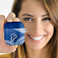 Yasawa Fiji 2026 Rugby Custom AirPods Case Marlin Fijian Tapa Pattern LT14 - Polynesian Pride