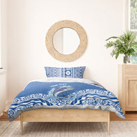 Yasawa Fiji 2026 Rugby Custom Bedding Set Marlin Fijian Tapa Pattern LT14 - Polynesian Pride