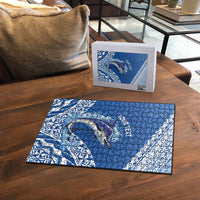 Yasawa Fiji 2026 Rugby Custom Puzzle Marlin Fijian Tapa Pattern LT14 - Polynesian Pride