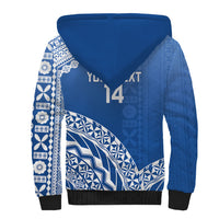 Yasawa Fiji 2026 Rugby Custom Sherpa Hoodie Marlin Fijian Tapa Pattern LT14 - Polynesian Pride
