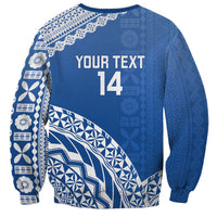 Yasawa Fiji 2026 Rugby Custom Sweatshirt Marlin Fijian Tapa Pattern LT14 - Polynesian Pride
