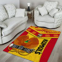 Papua New Guinea Rugby Area Rug 2023 Go Kumuls Pacific Dynamic Style LT14 - Polynesian Pride