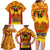 Custom Papua New Guinea Rugby Family Matching Long Sleeve Bodycon Dress and Hawaiian Shirt 2023 Go Kumuls Pacific Dynamic Style LT14 - Polynesian Pride