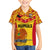 Custom Papua New Guinea Rugby Family Matching Long Sleeve Bodycon Dress and Hawaiian Shirt 2023 Go Kumuls Pacific Dynamic Style LT14 Son's Shirt Yellow - Polynesian Pride