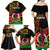 Personalised Vanuatu Unity Day Family Matching Off Shoulder Maxi Dress and Hawaiian Shirt 29 November Coat Of Arms With Flag Style LT14 - Polynesian Pride