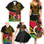 Personalised Vanuatu Unity Day Family Matching Summer Maxi Dress and Hawaiian Shirt 29 November Coat Of Arms With Flag Style LT14 - Polynesian Pride