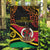 Vanuatu Unity Day Garden Flag 29 November Coat Of Arms With Flag Style LT14 Garden Flag Black - Polynesian Pride