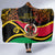 Vanuatu Unity Day Hooded Blanket 29 November Coat Of Arms With Flag Style LT14 - Polynesian Pride