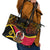 Vanuatu Unity Day Leather Tote Bag 29 November Coat Of Arms With Flag Style LT14 - Polynesian Pride