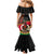 Personalised Vanuatu Unity Day Mermaid Dress 29 November Coat Of Arms With Flag Style LT14 - Polynesian Pride