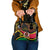 Vanuatu Unity Day Shoulder Handbag 29 November Coat Of Arms With Flag Style LT14 One Size Black - Polynesian Pride