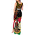 Personalised Vanuatu Unity Day Tank Maxi Dress 29 November Coat Of Arms With Flag Style LT14 - Polynesian Pride