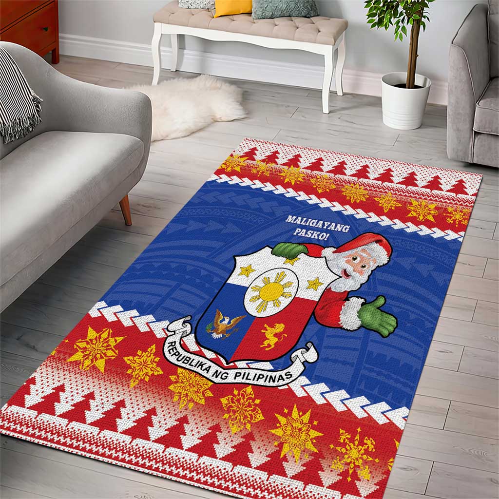 The Philippines Christmas Area Rug Pilipinas Parol - Maligayang Pasko! LT14 - Polynesian Pride
