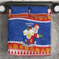 The Philippines Christmas Bedding Set Pilipinas Parol - Maligayang Pasko! LT14 Blue - Polynesian Pride