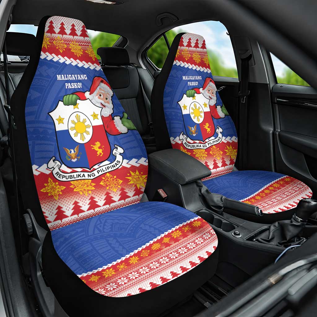 The Philippines Christmas Car Seat Cover Pilipinas Parol - Maligayang Pasko! LT14 One Size Blue - Polynesian Pride