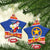 Personalized The Philippines Christmas Ceramic Ornament Pilipinas Parol - Maligayang Pasko!