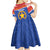 Personalized The Philippines Christmas Kid Short Sleeve Dress Pilipinas Parol - Maligayang Pasko!