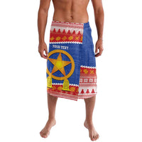 Personalized The Philippines Christmas Lavalava Pilipinas Parol - Maligayang Pasko! LT14 Blue - Polynesian Pride