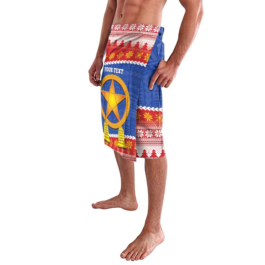 Personalized The Philippines Christmas Lavalava Pilipinas Parol - Maligayang Pasko! LT14 - Polynesian Pride