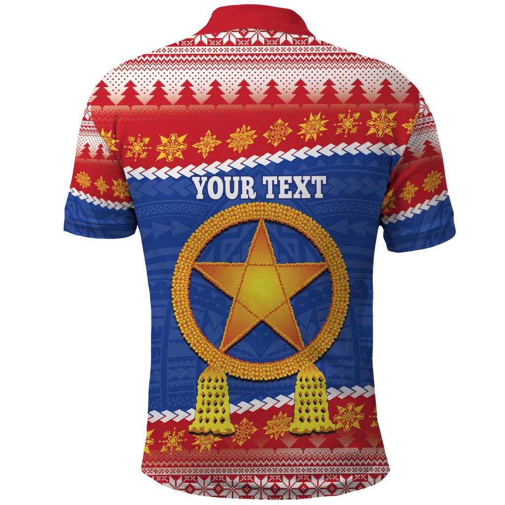 Personalized The Philippines Christmas Polo Shirt Pilipinas Parol - Maligayang Pasko! LT14 - Polynesian Pride