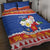 The Philippines Christmas Quilt Bed Set Pilipinas Parol - Maligayang Pasko!