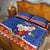 The Philippines Christmas Quilt Bed Set Pilipinas Parol - Maligayang Pasko!