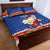 The Philippines Christmas Quilt Bed Set Pilipinas Parol - Maligayang Pasko!