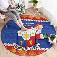 The Philippines Christmas Round Carpet Pilipinas Parol - Maligayang Pasko! LT14 - Polynesian Pride