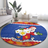 The Philippines Christmas Round Carpet Pilipinas Parol - Maligayang Pasko! LT14 - Polynesian Pride
